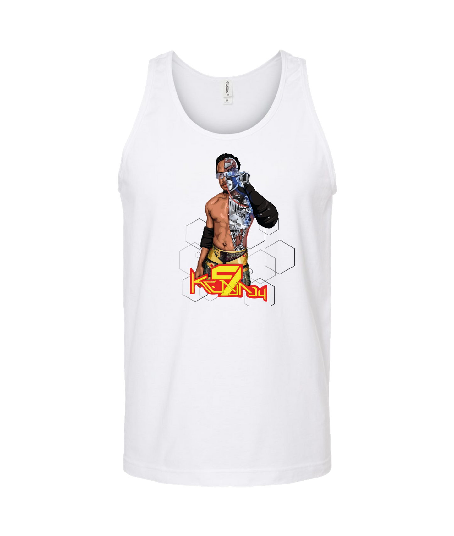 Kenny Nyne - Bionic - White Tank Top