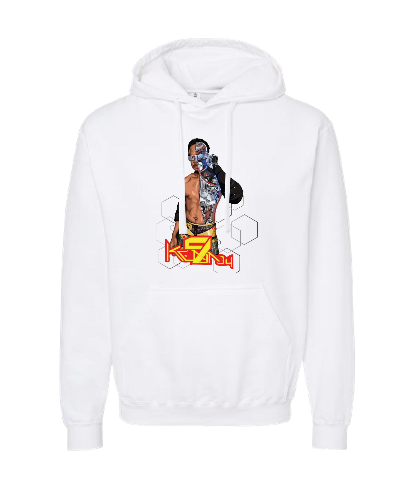 Kenny Nyne - Bionic - White Hoodie