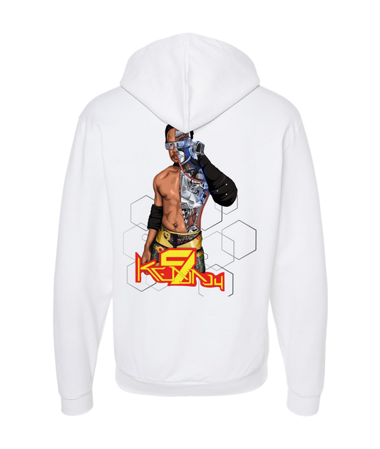Kenny Nyne - Bionic - White Zip Up Hoodie