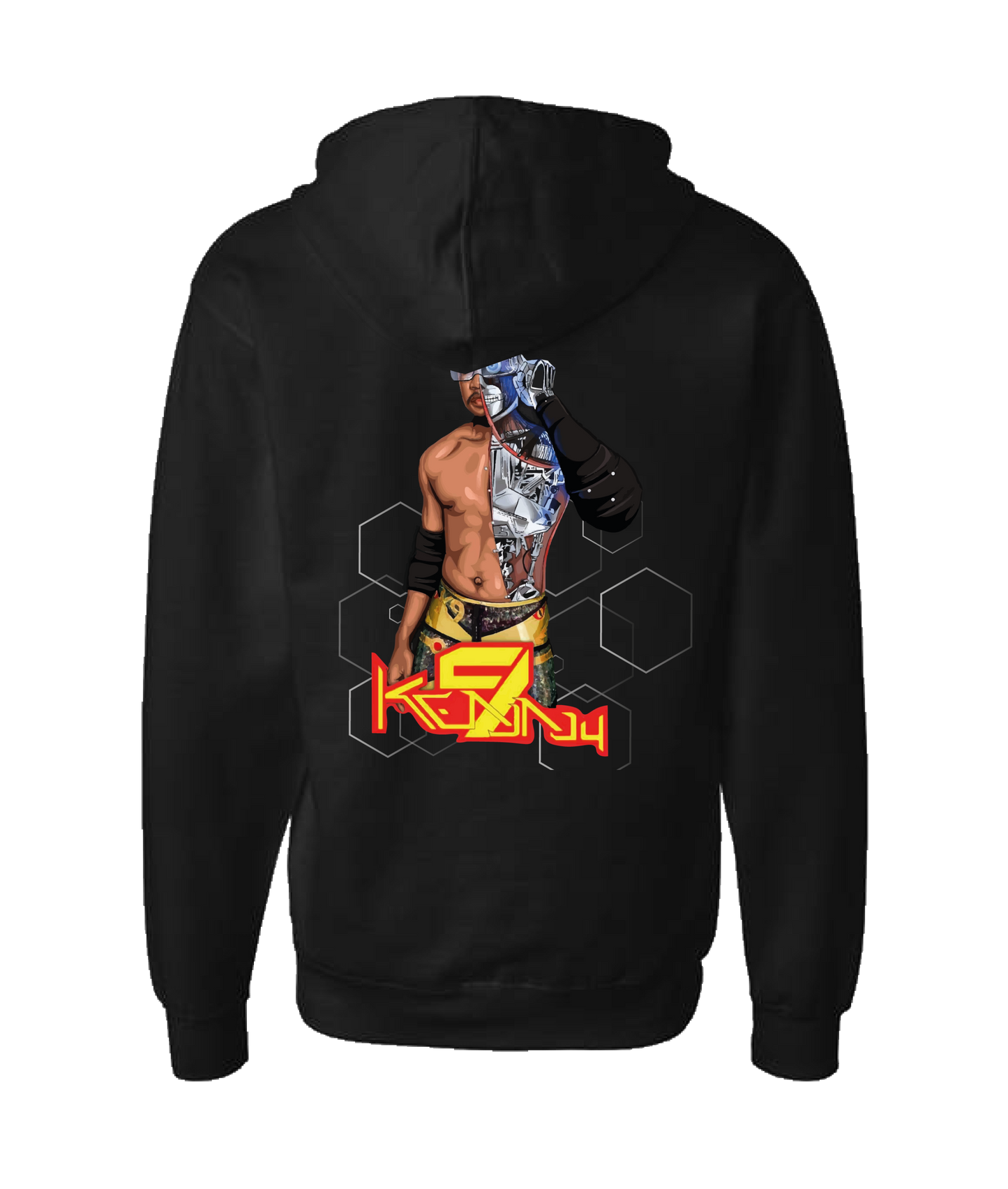 Kenny Nyne - Bionic - Black Zip Up Hoodie