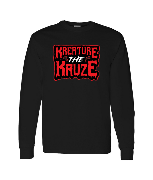 KREATURE AKA KREATURE THE KAUZE - Logo - Black Long Sleeve T