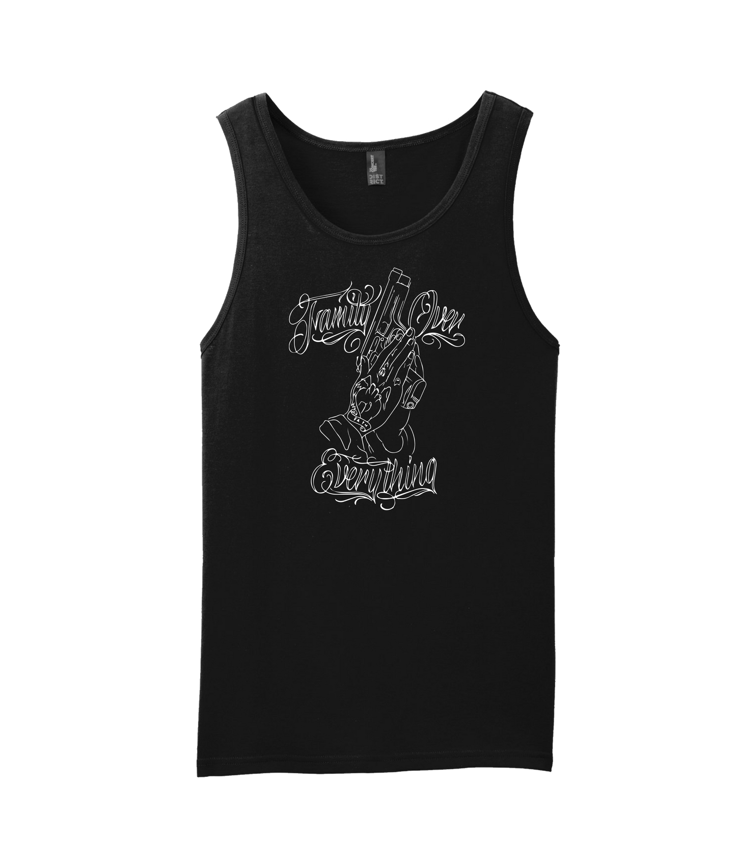KREATURE AKA KREATURE THE KAUZE - Family Over Everything - Black Tank Top