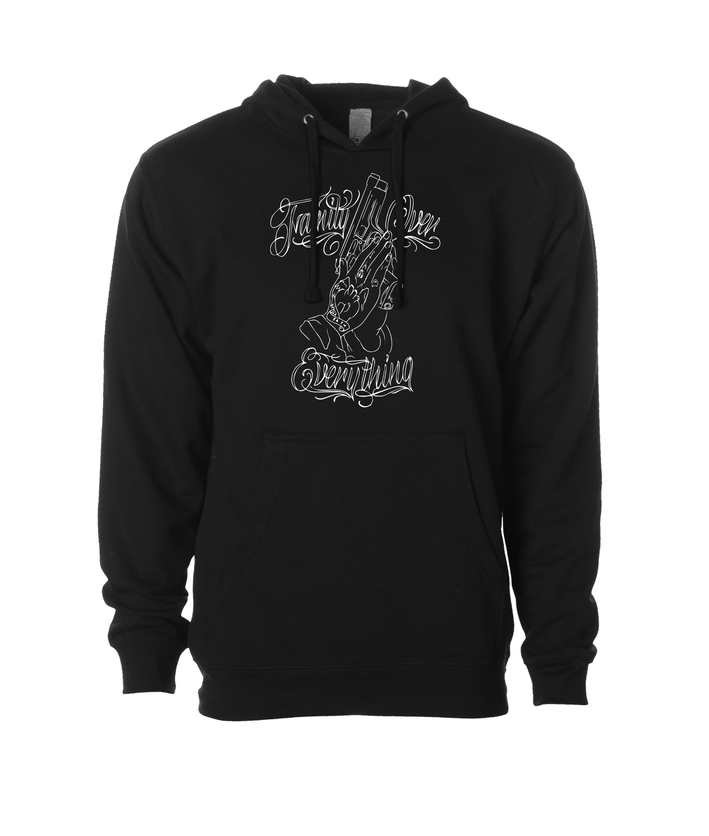 KREATURE AKA KREATURE THE KAUZE - Family Over Everything - Black Hoodie