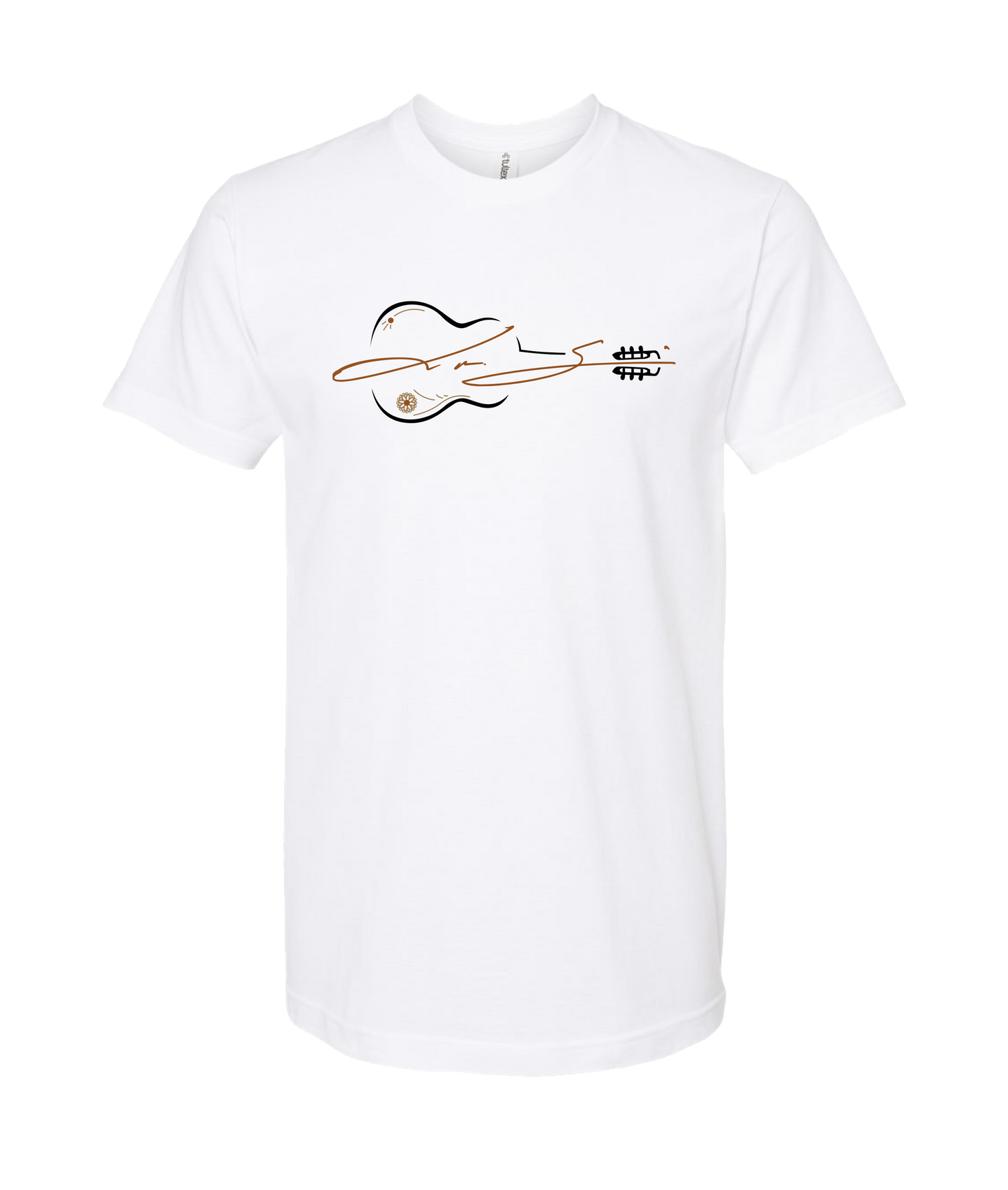 Leo Alejandro Garcia - Guitar Logo - White T Shirt