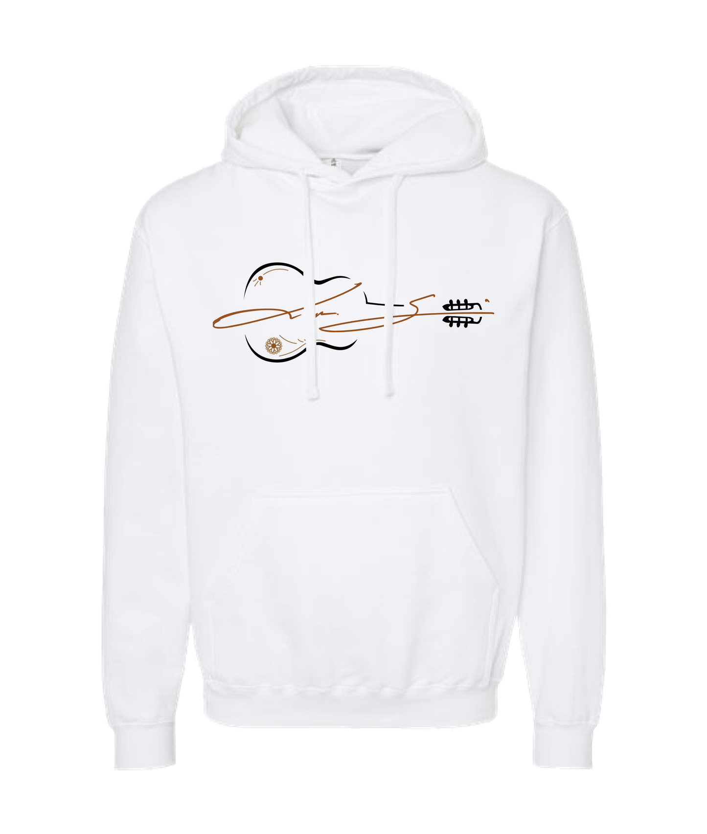 Leo Alejandro Garcia - Guitar Logo - White Hoodie