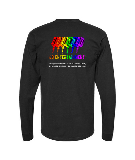 LB Entertainment - 2 Sided Logo - Black Long Sleeve T