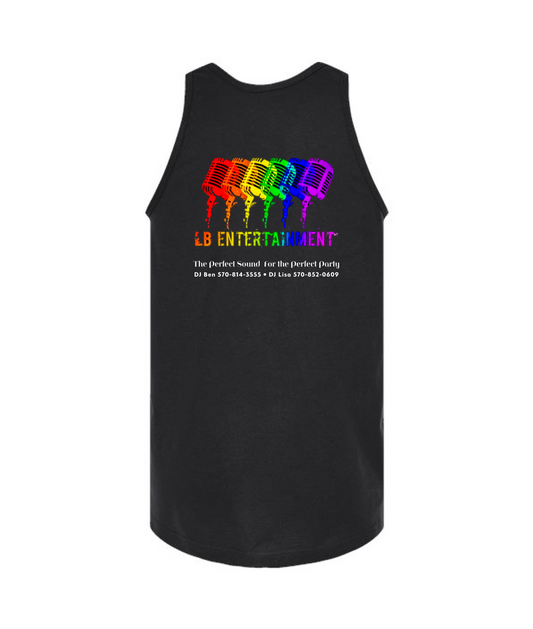 LB Entertainment - 2 Sided Logo - Black Tank Top