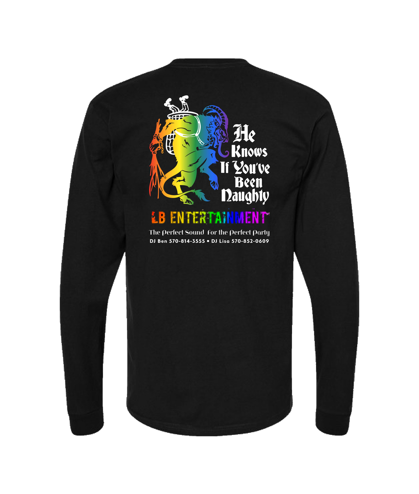 LB Entertainment - Krampus - Black Long Sleeve T