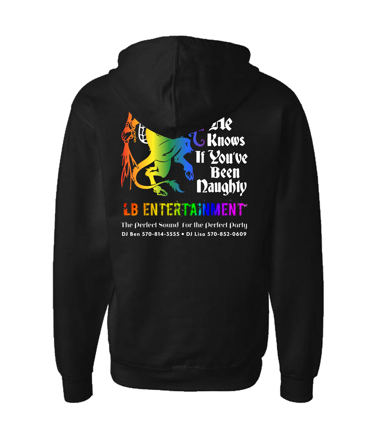 LB Entertainment - Krampus - Black Zip Up Hoodie