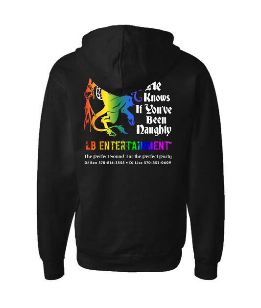 LB Entertainment - Krampus - Black Zip Up Hoodie