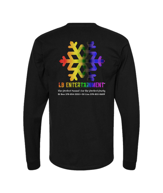 LB Entertainment - Snow Flake - Black Long Sleeve T