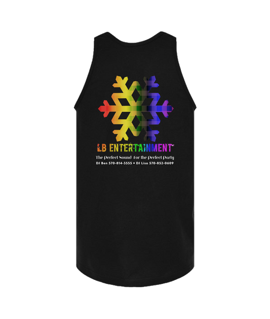 LB Entertainment - Snow Flake - Black Tank Top
