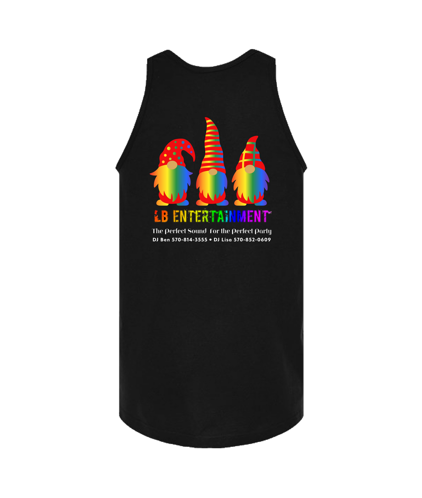 LB Entertainment - Gnomes - Black Tank Top