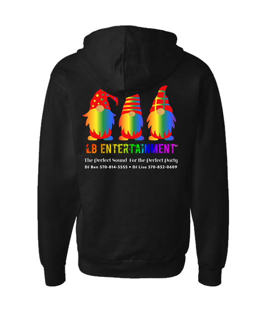 LB Entertainment - Gnomes - Black Zip Up Hoodie