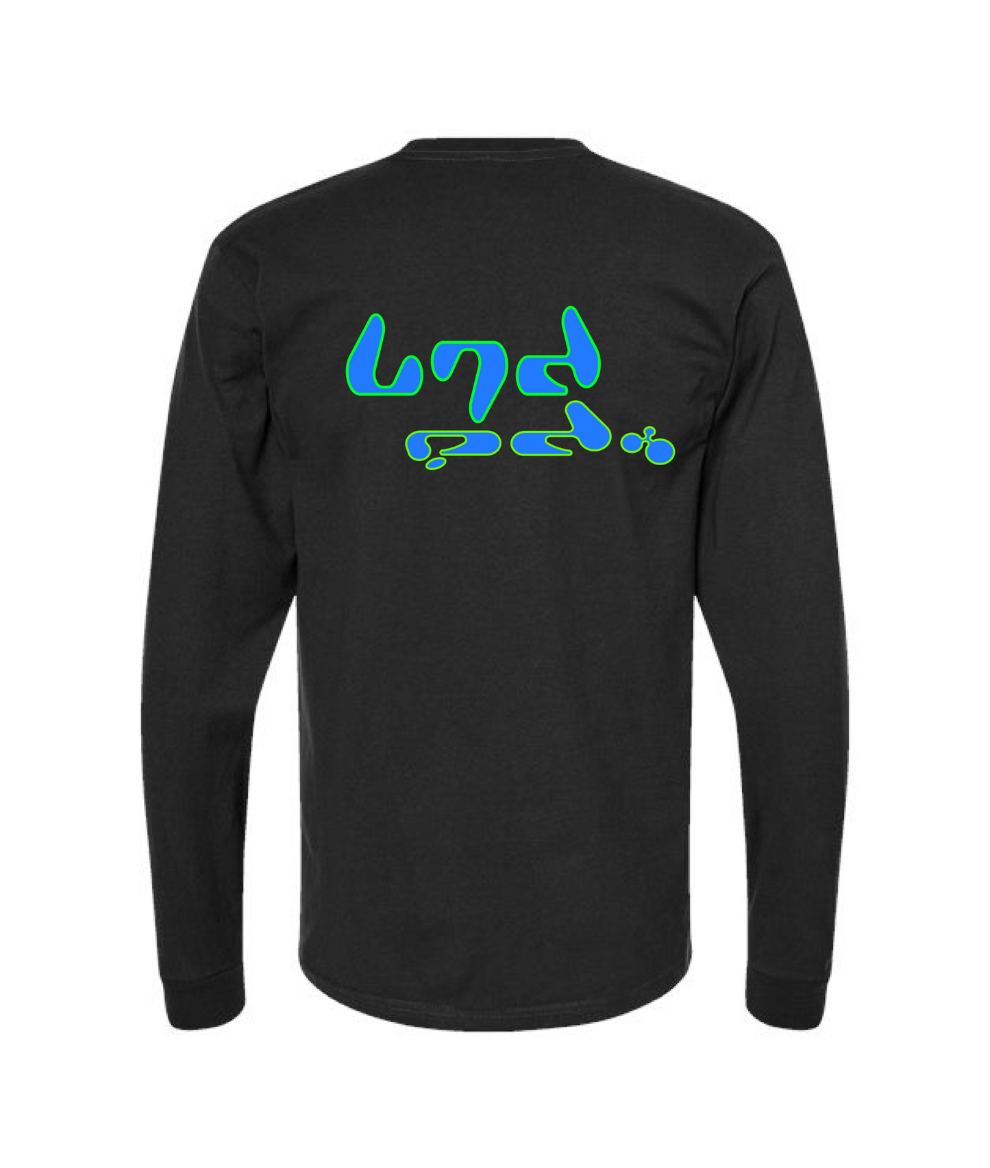 V-LECTOP - Anime Girl - Black Long Sleeve T