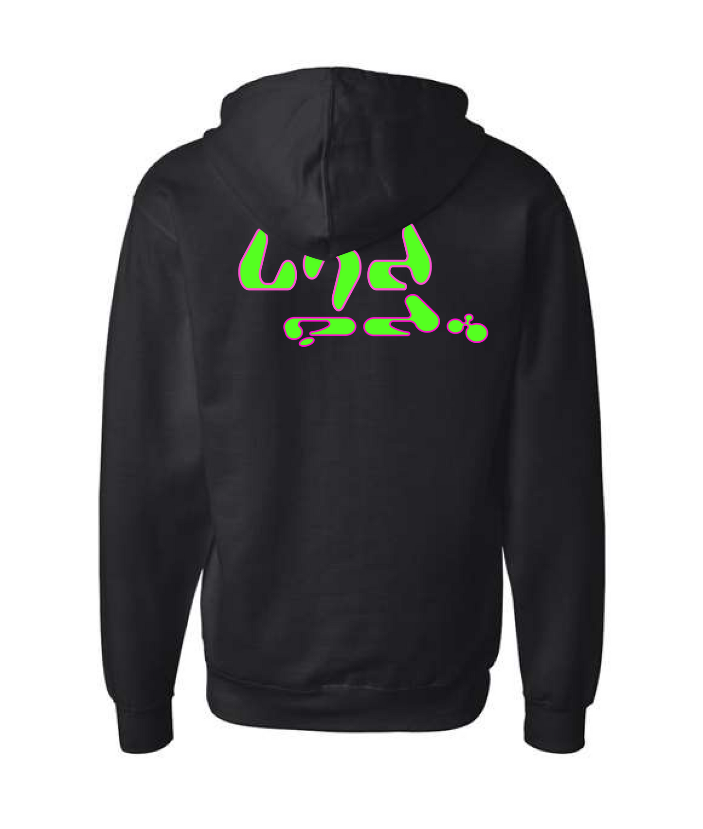 V-LECTOP - Anime Girl - Black Zip Up Hoodie