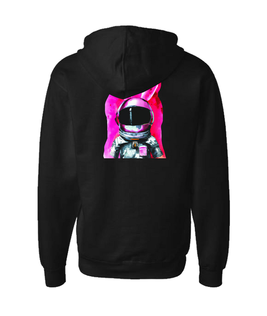 V-LEGPTOP - SPACE RABBIT - Black Zip Up Hoodie