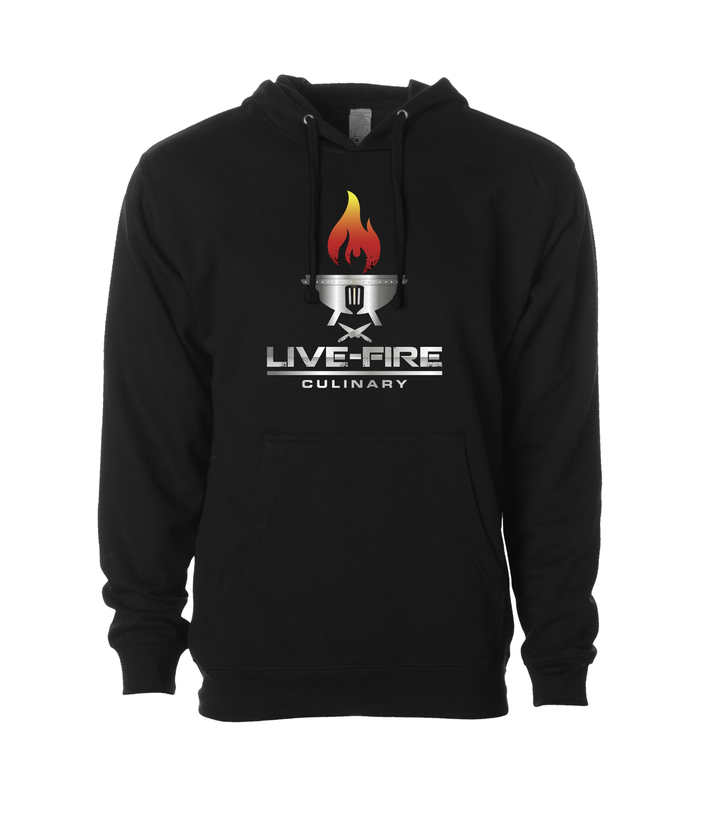 Live-Fire Culinary - Fire - Black Hoodie