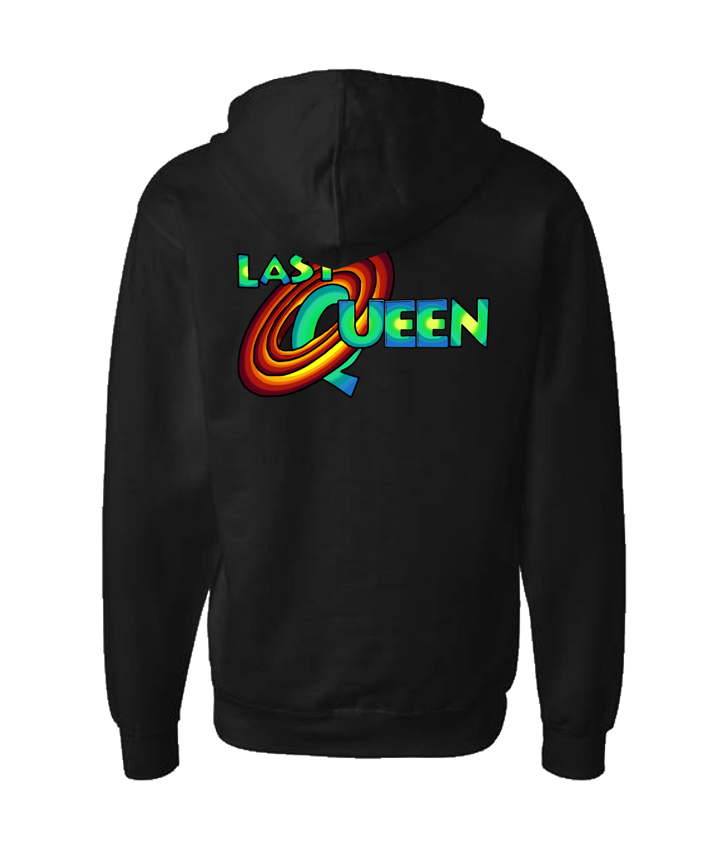 Last Foreign Queen - Space Queen - Black Zip Up Hoodie