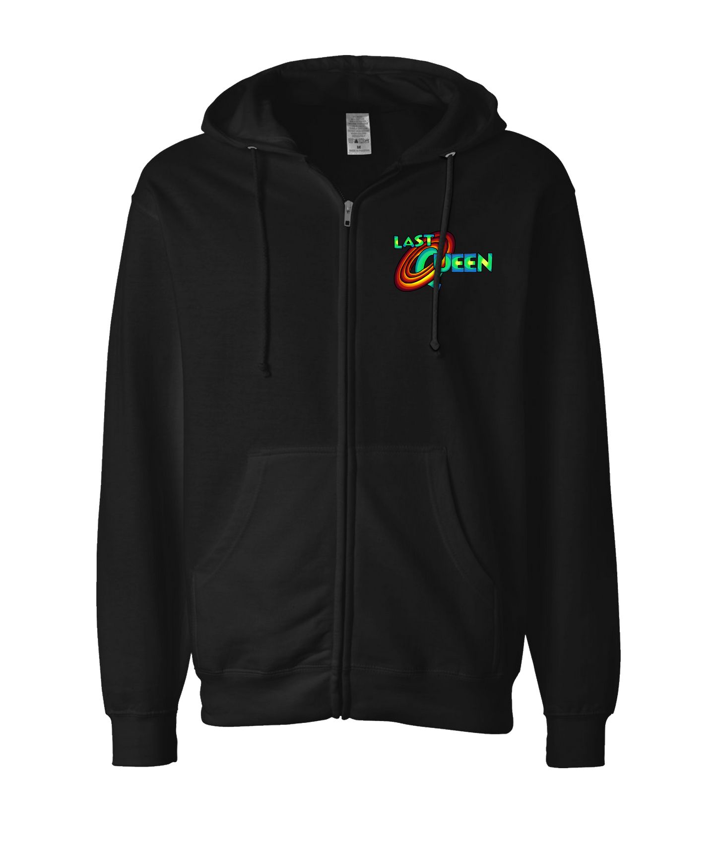 Last Foreign Queen - Space Queen - Black Zip Up Hoodie