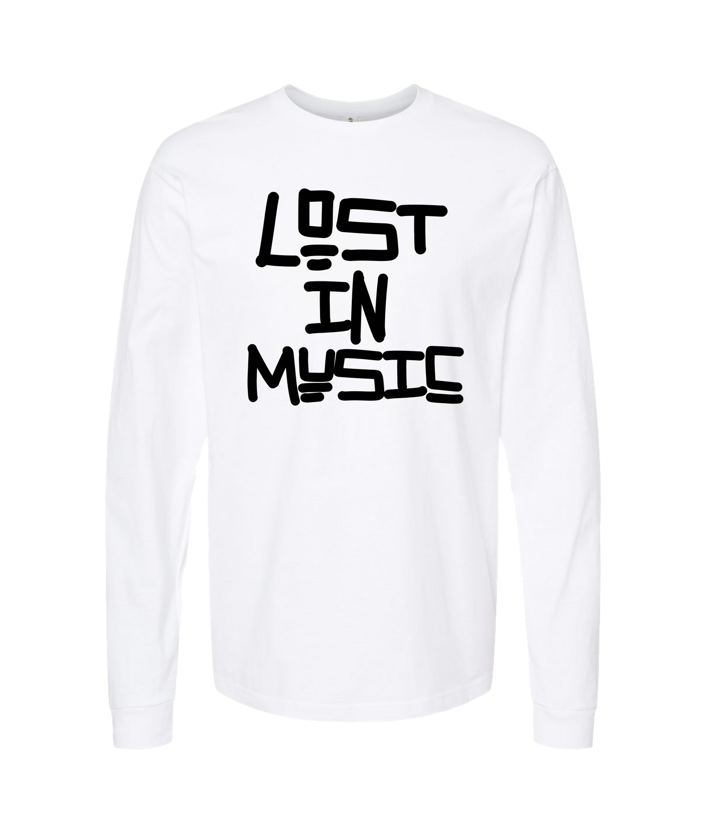 AD - Logo - White Long Sleeve T