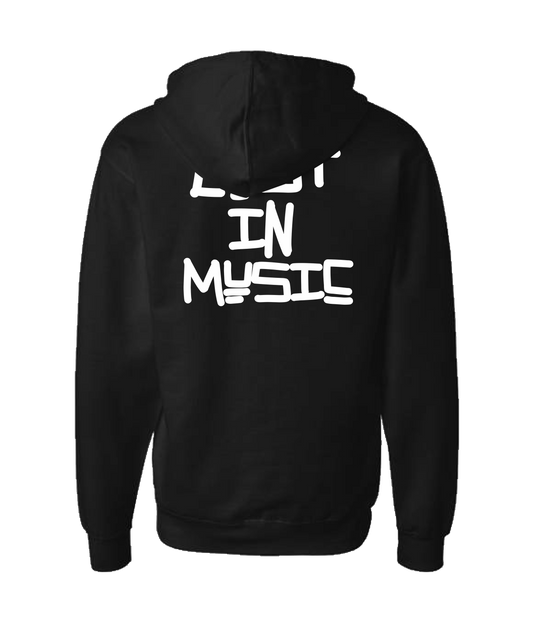 AD - Logo 1 - Black Zip Up Hoodie