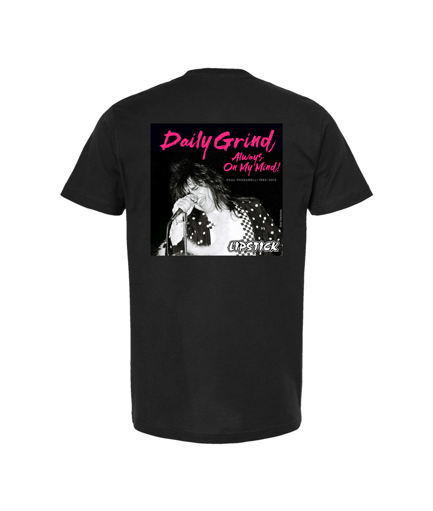 V-LIPSTOP - PAUL PASSARELLI - Black T-Shirt