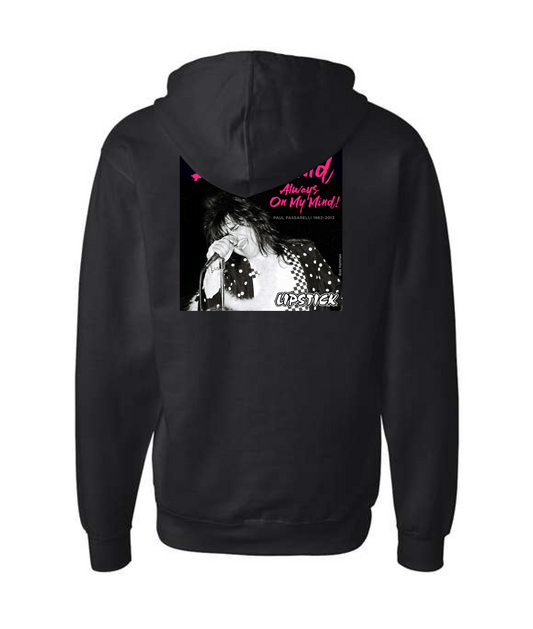 V-LIPSTOP - PAUL PASSARELLI - Black Zip Up Hoodie