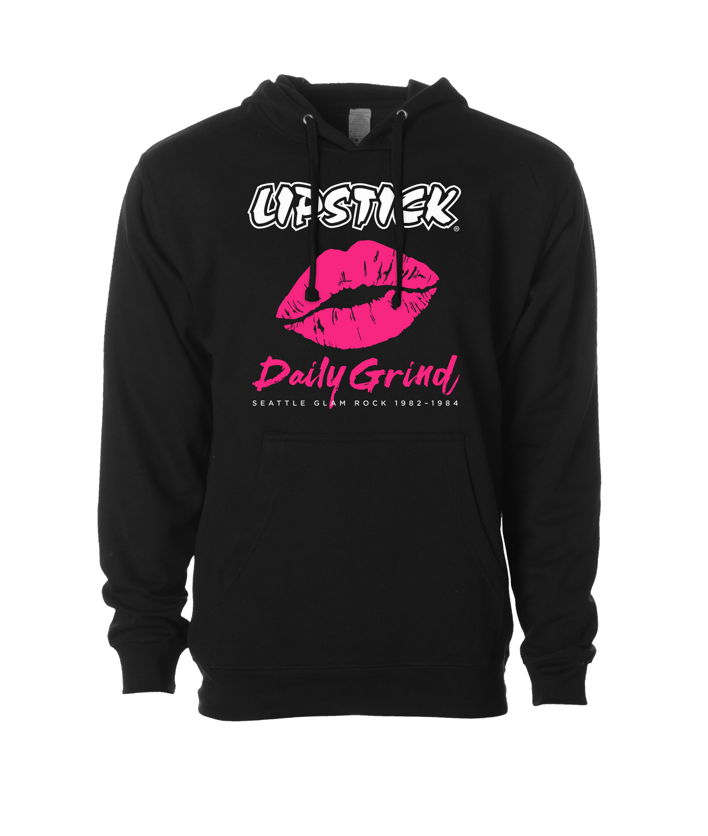 Lipstick - DAILY GRIND - Black Hoodie