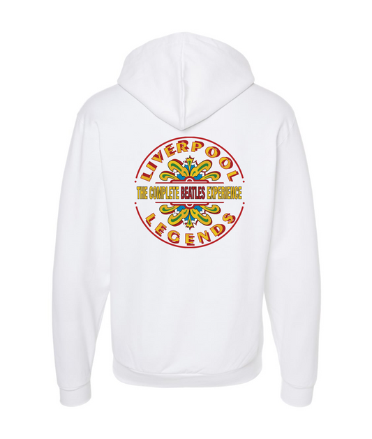 Liverpool Legends Online Merch - The CBE - White Zip Hoodie
