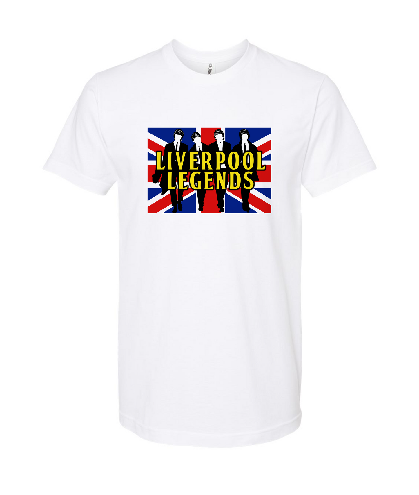 Liverpool Legends Online Merch - Beatles - White T-Shirt