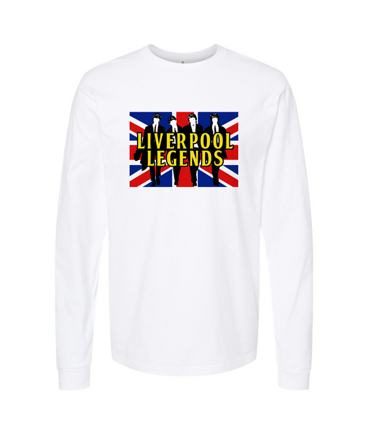 Liverpool Legends Online Merch  - Beatles - White Long Sleeve T