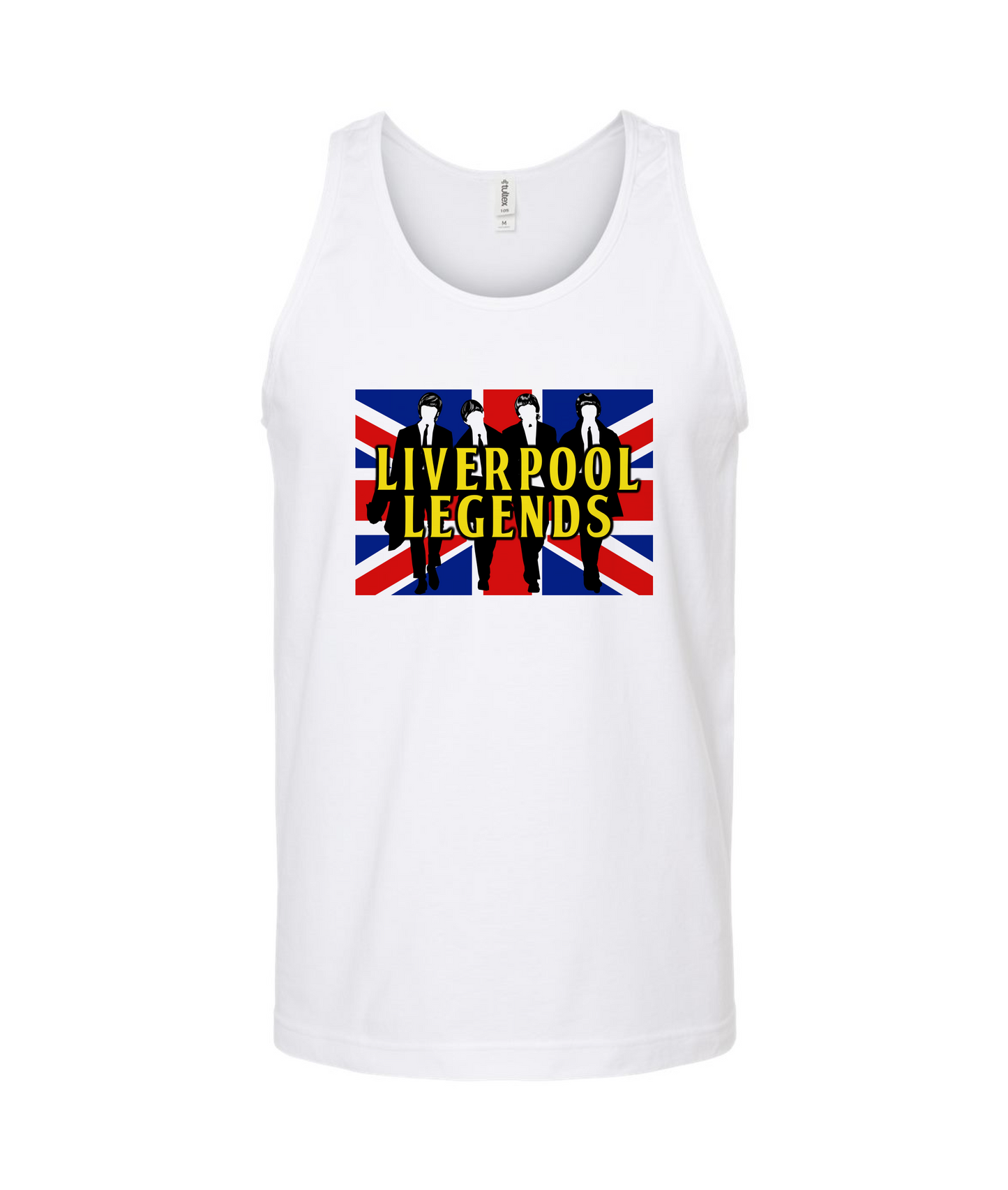 Liverpool Legends Online Merch - Beatles - White Tank Top