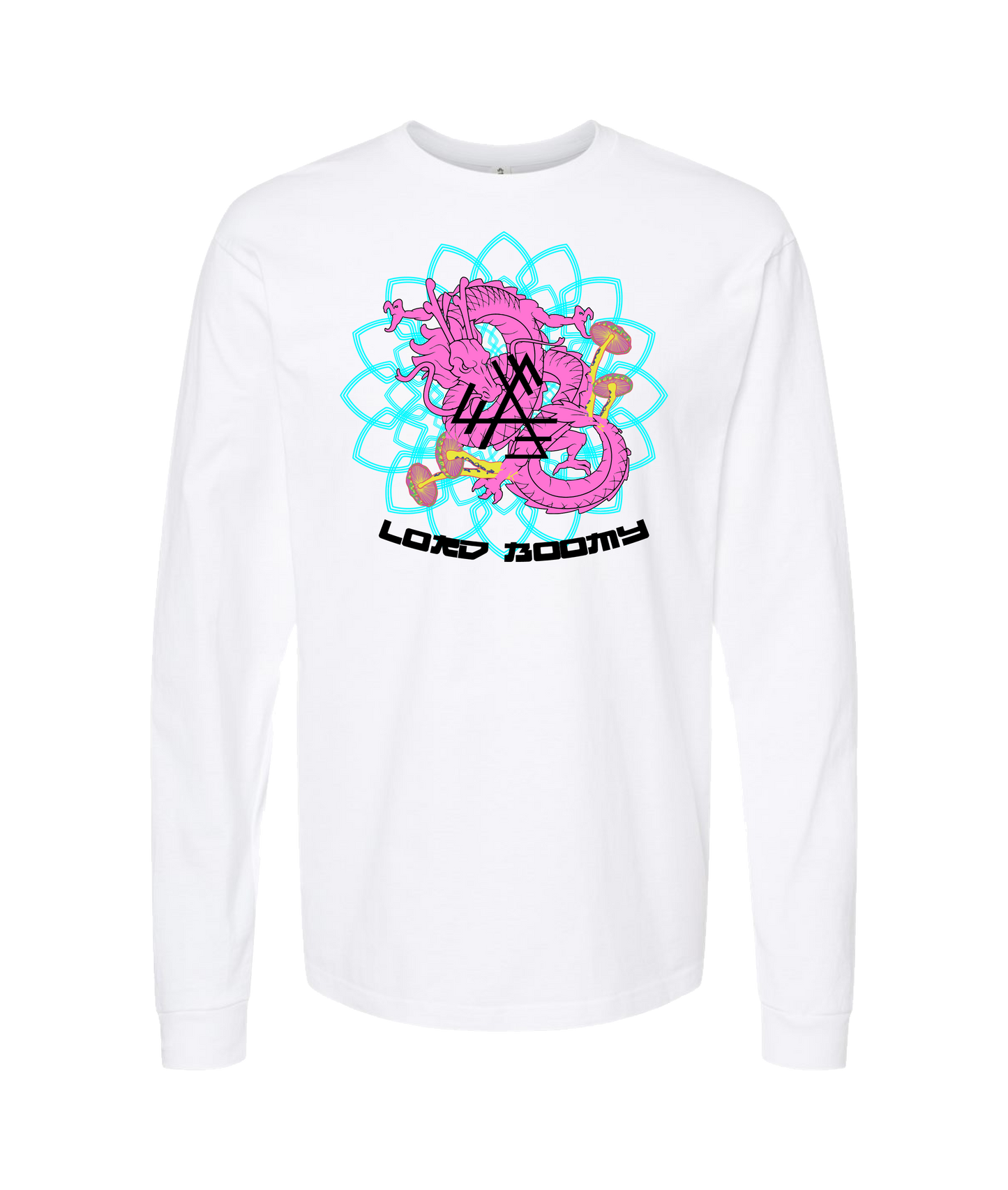 L0rd B00my - Ego Death - White Long Sleeve T