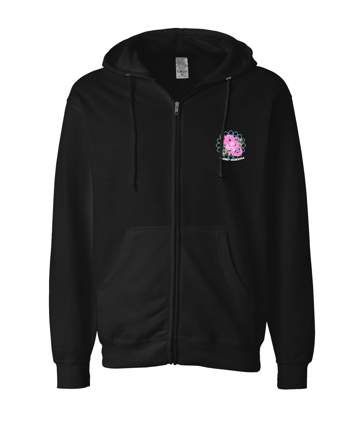 L0rd B00my - Ego Death - Black Zip Up Hoodie