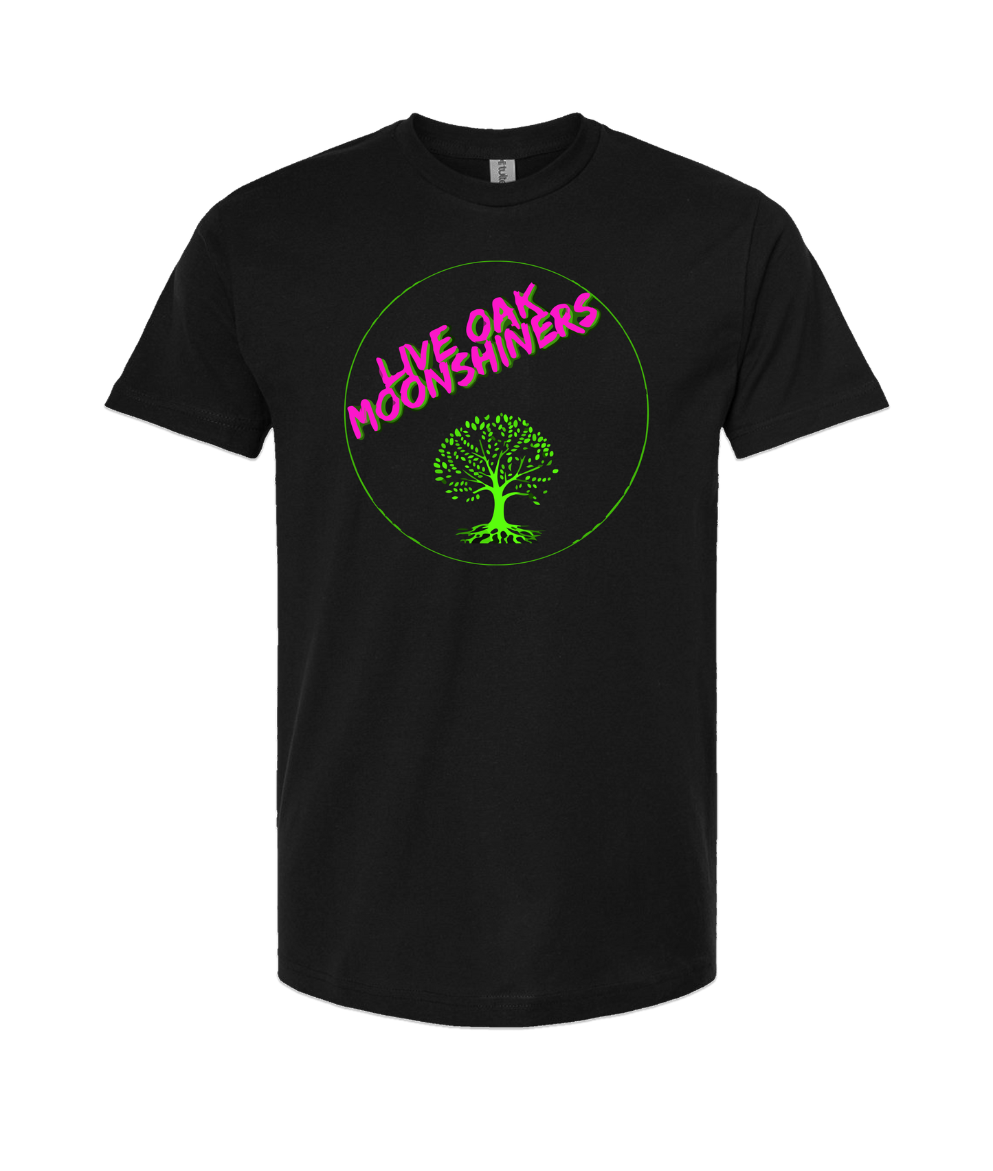 Live Oak Moonshiners - Tree - Black T-Shirt
