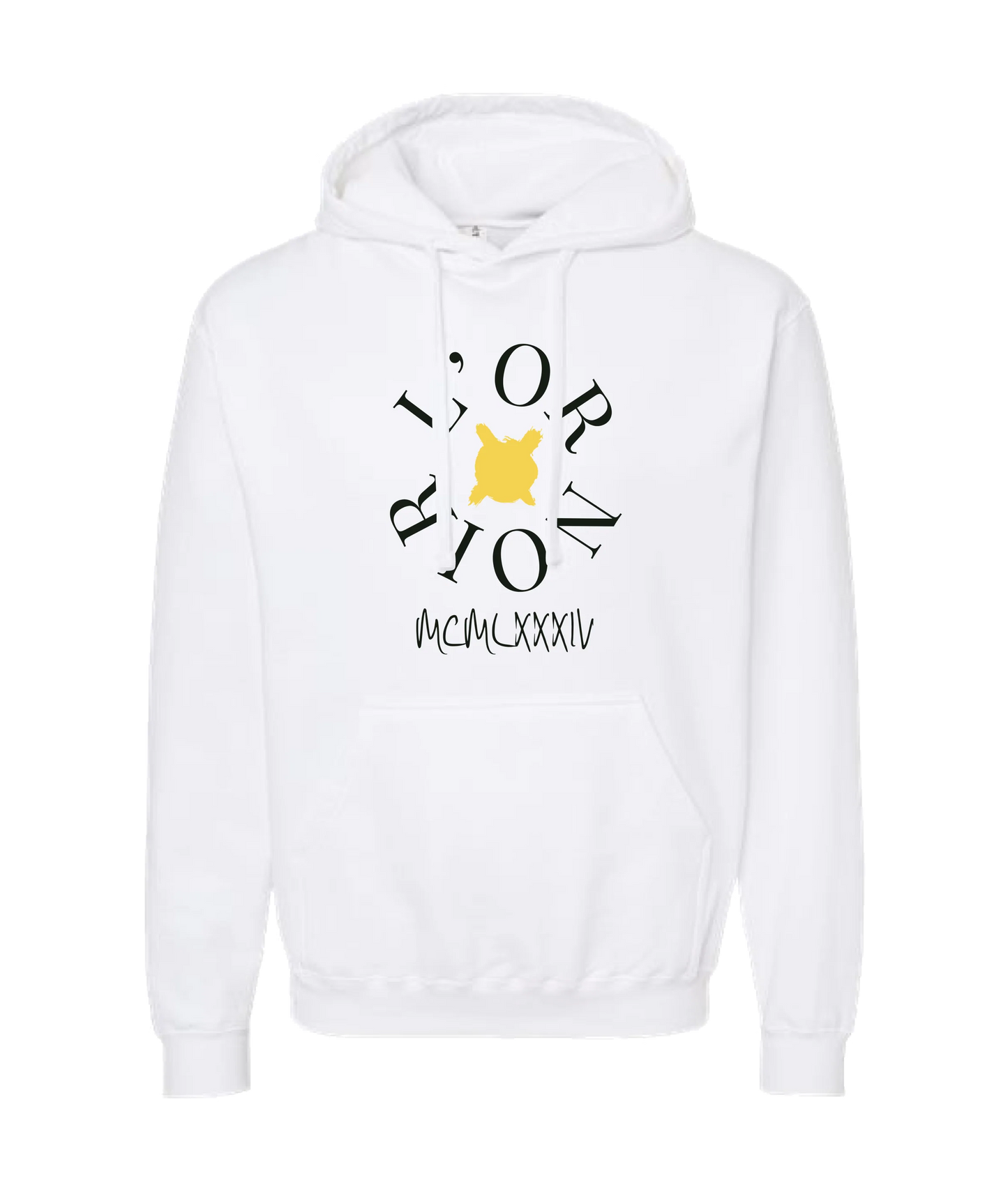 L’OR NOIR - Logo - White Hoodie