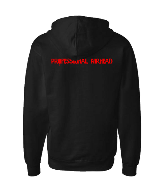 Liam Ogara YT - Professional Airhead Collection - Black Zip Up Hoodie