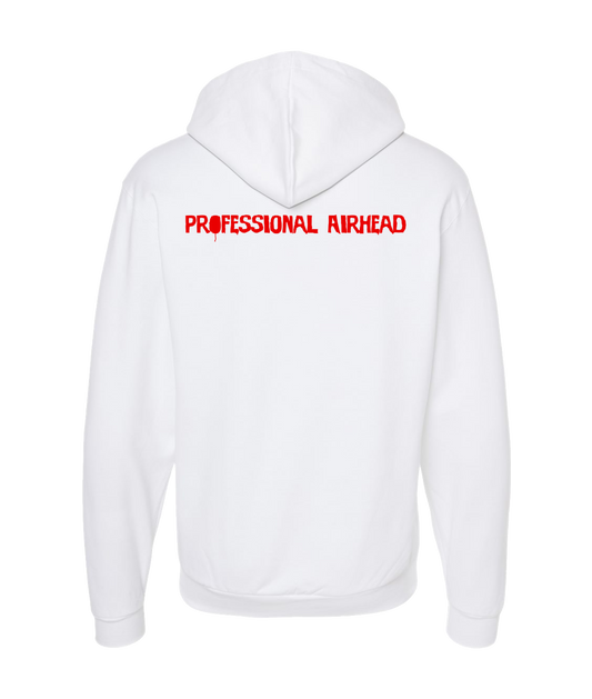 Liam Ogara YT - Professional Airhead Collection - White Zip Up Hoodie