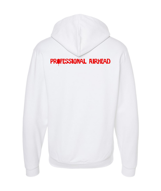 V-LOYTTOP - Professional Airhead Collection - White Zip Up Hoodie