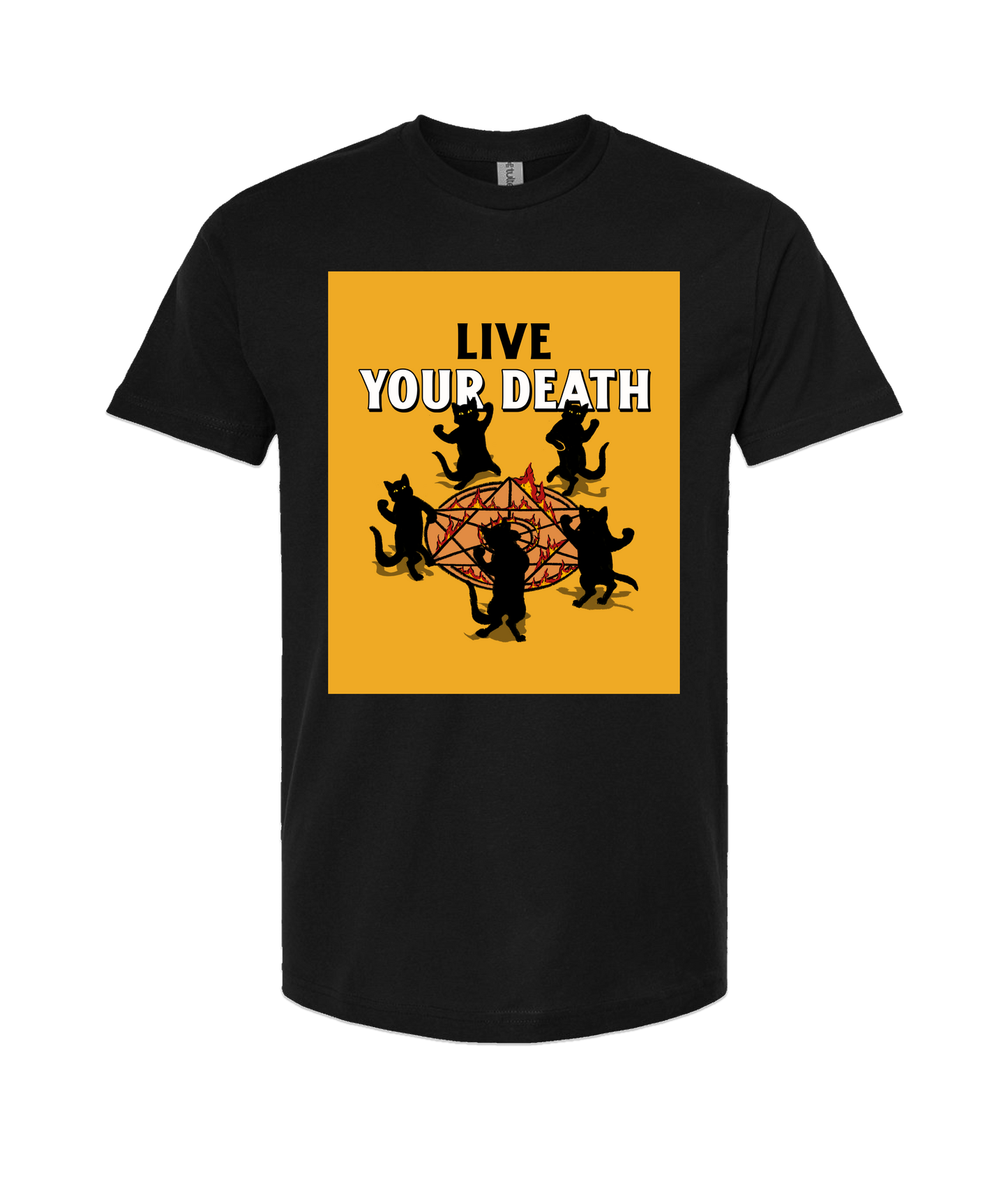 V-LYDTOP - DESIGN 1 - Black T-Shirt