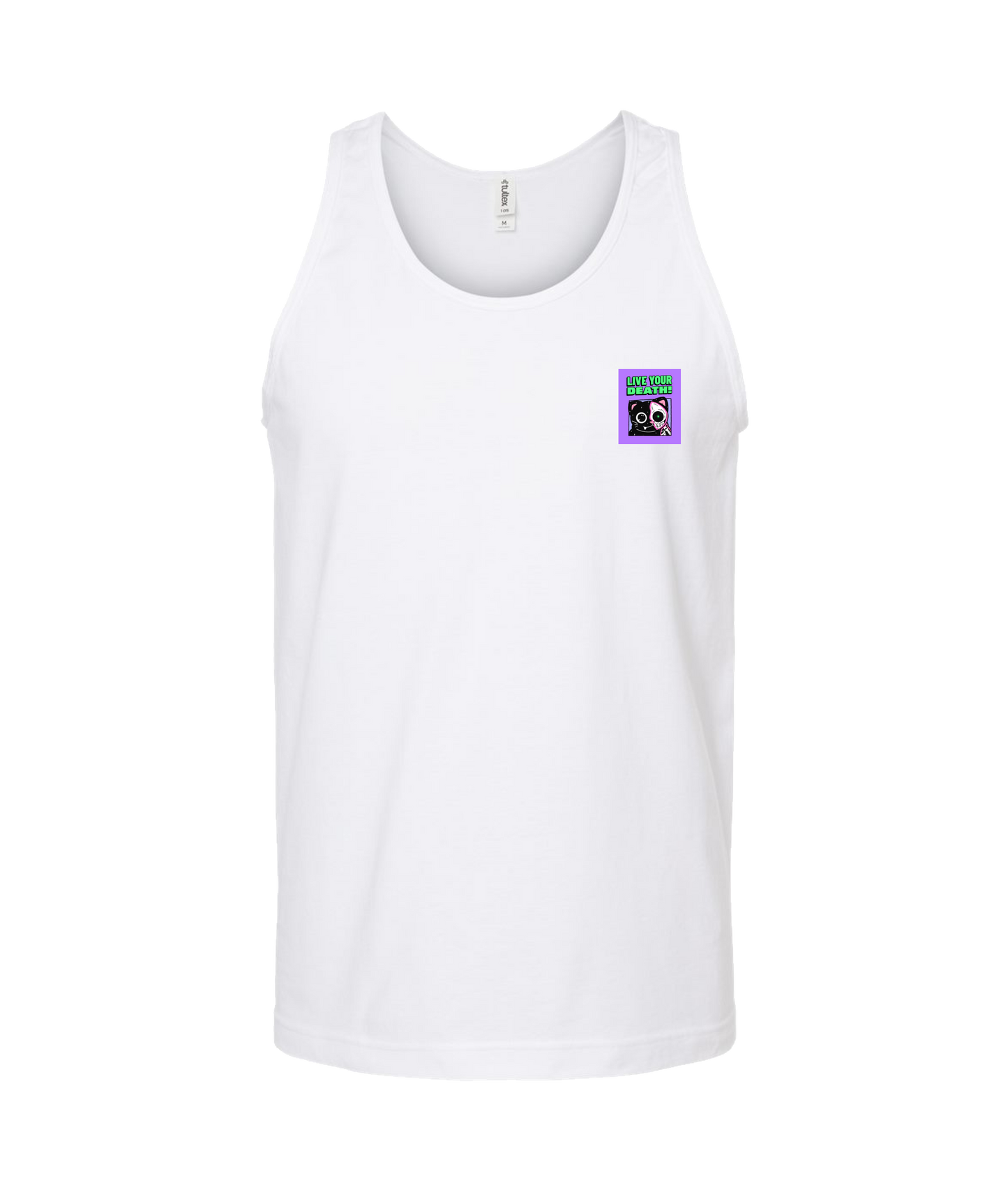 Live Your Death - DESIGN 2 - White Tank Top