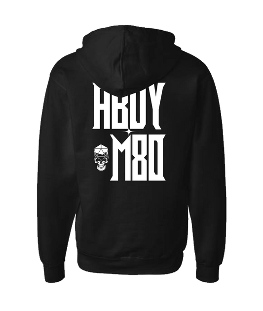 ABOY M80 - Logo - Black Zip Up Hoodie