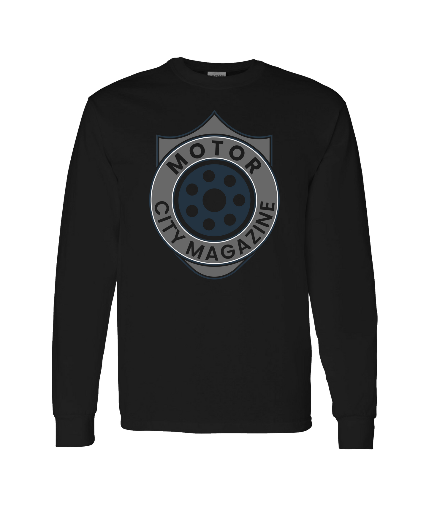 Motor City Mag Merch - LOGO 1 - Black Long Sleeve T