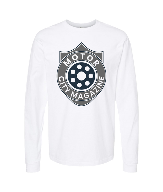 Motor City Mag Merch - LOGO 1 - White Long Sleeve T
