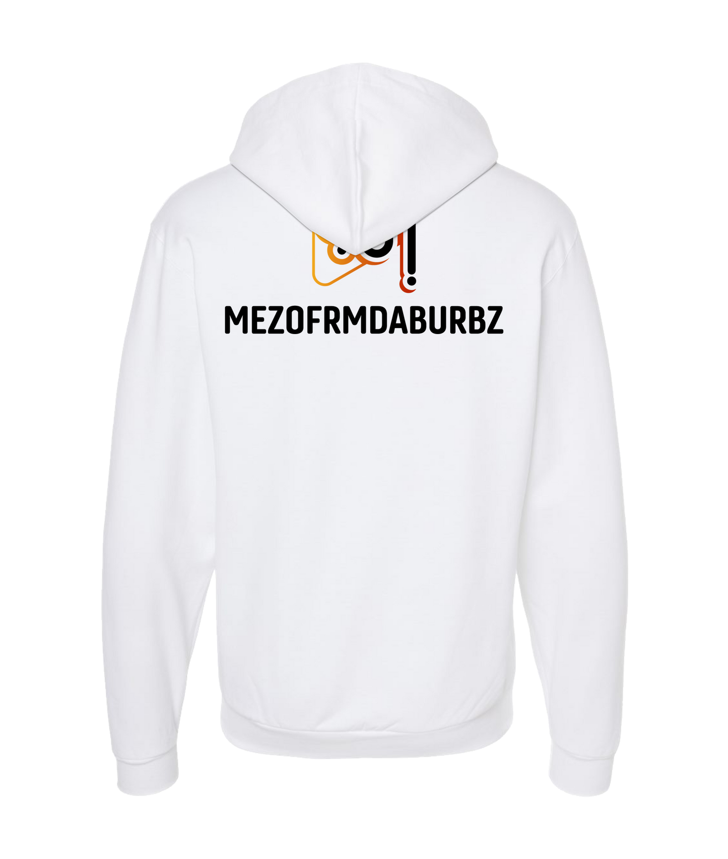 V-MEZTOP - BURBZ - White Zip Up Hoodie