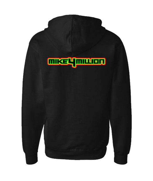 V-MFMTOP - DESIGN 1 - Black Zip Up Hoodie