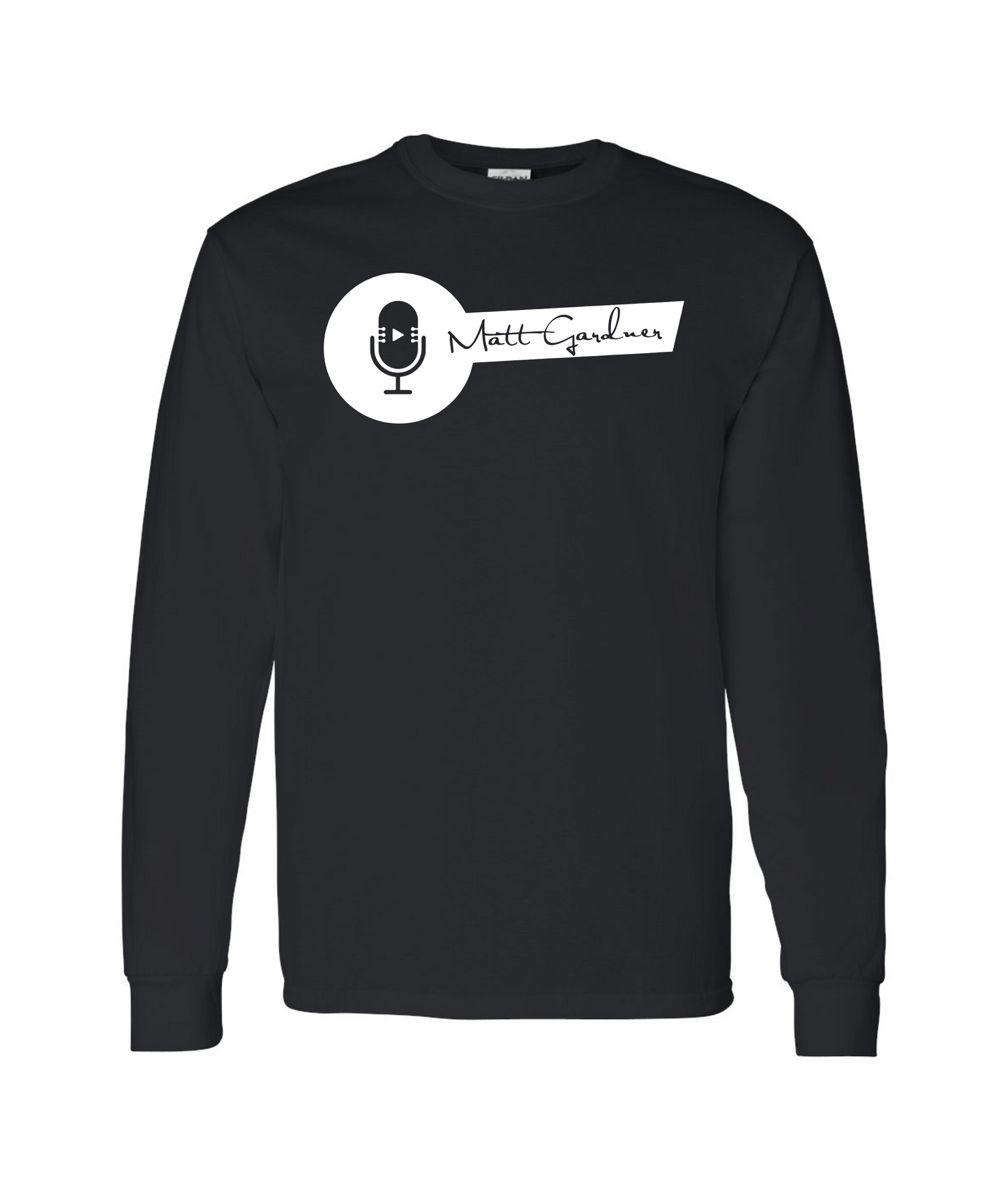 Matt Gardner Music - The Highway Is Running Out - Black Long Sleeve T