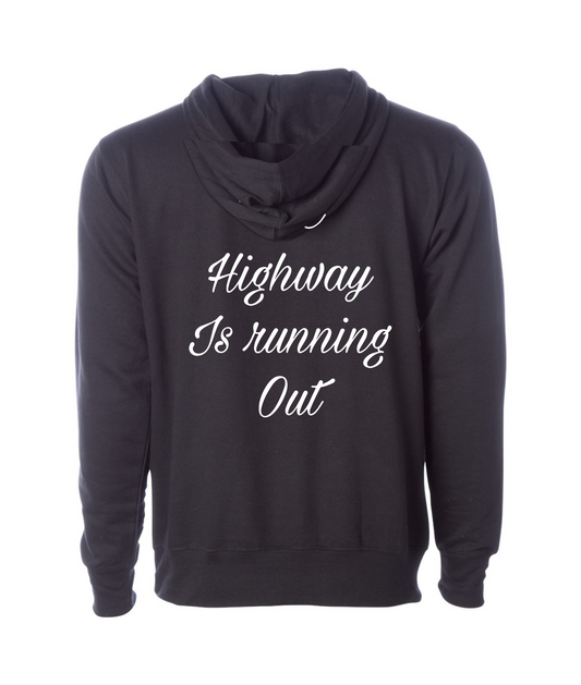Matt Gardner Music - The Highway Is Running Out - Black Hoodie