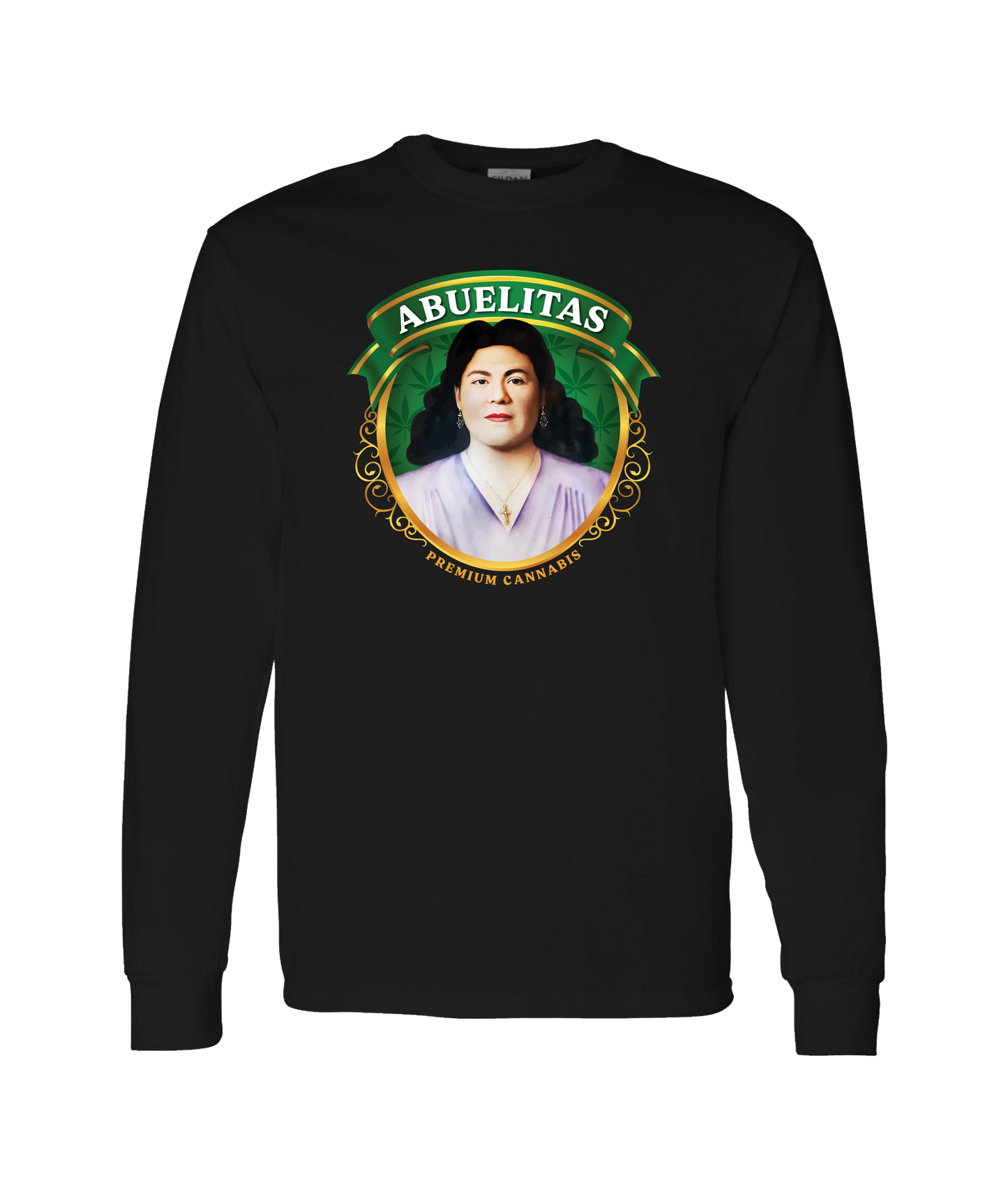 Michael Gabriel - ABUELITAS - Black Long Sleeve T